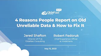 4 Reasons People Report on Old Unreliable Data and How to Fix It | GlideFast On Air