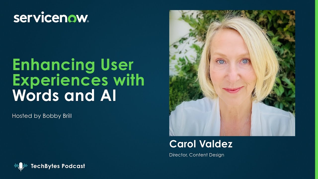 Enhancing User Experiences with Words and AI - TechBytes Podcast