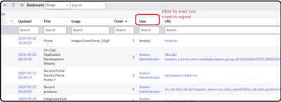 Copy Favorites from One Instance to Another in ServiceNow