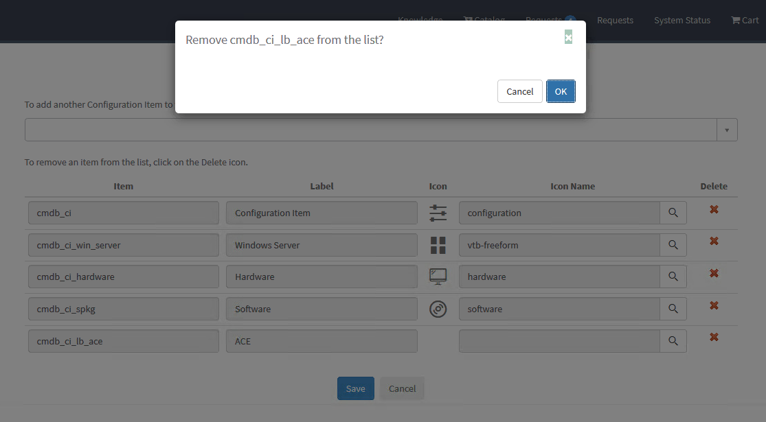 Configuration Item Icon Assignment Widget, Part II