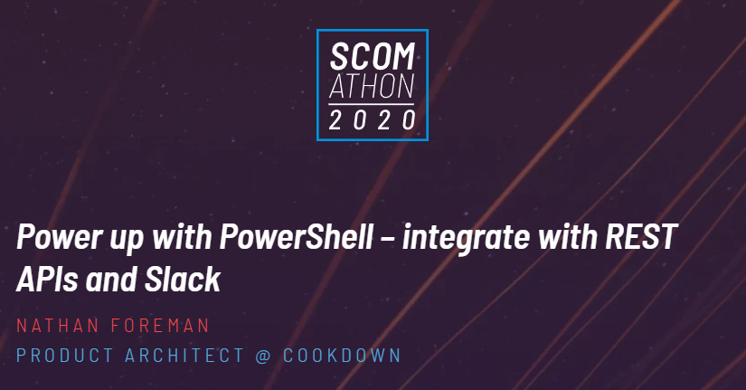 Monitoring REST APIs with PowerShell and SCOM