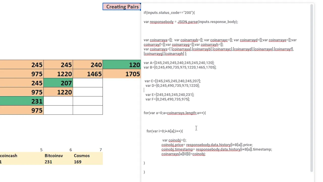 #4 Get Coin History  Scripting Part 2 - Integration