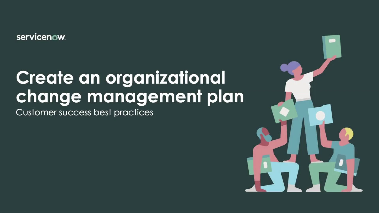 Create an organizational change management plan