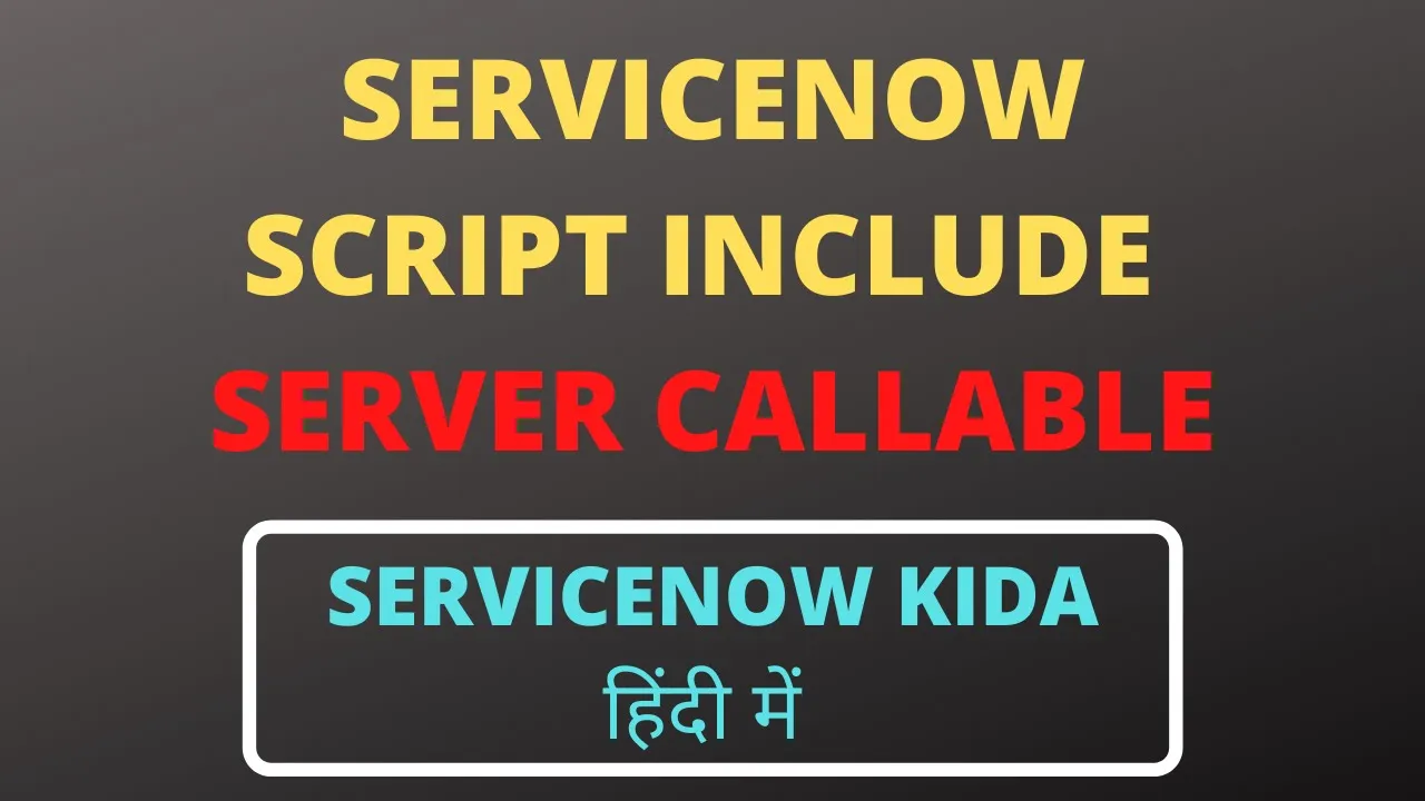 servicenow script include| servicenow script include server callable example
