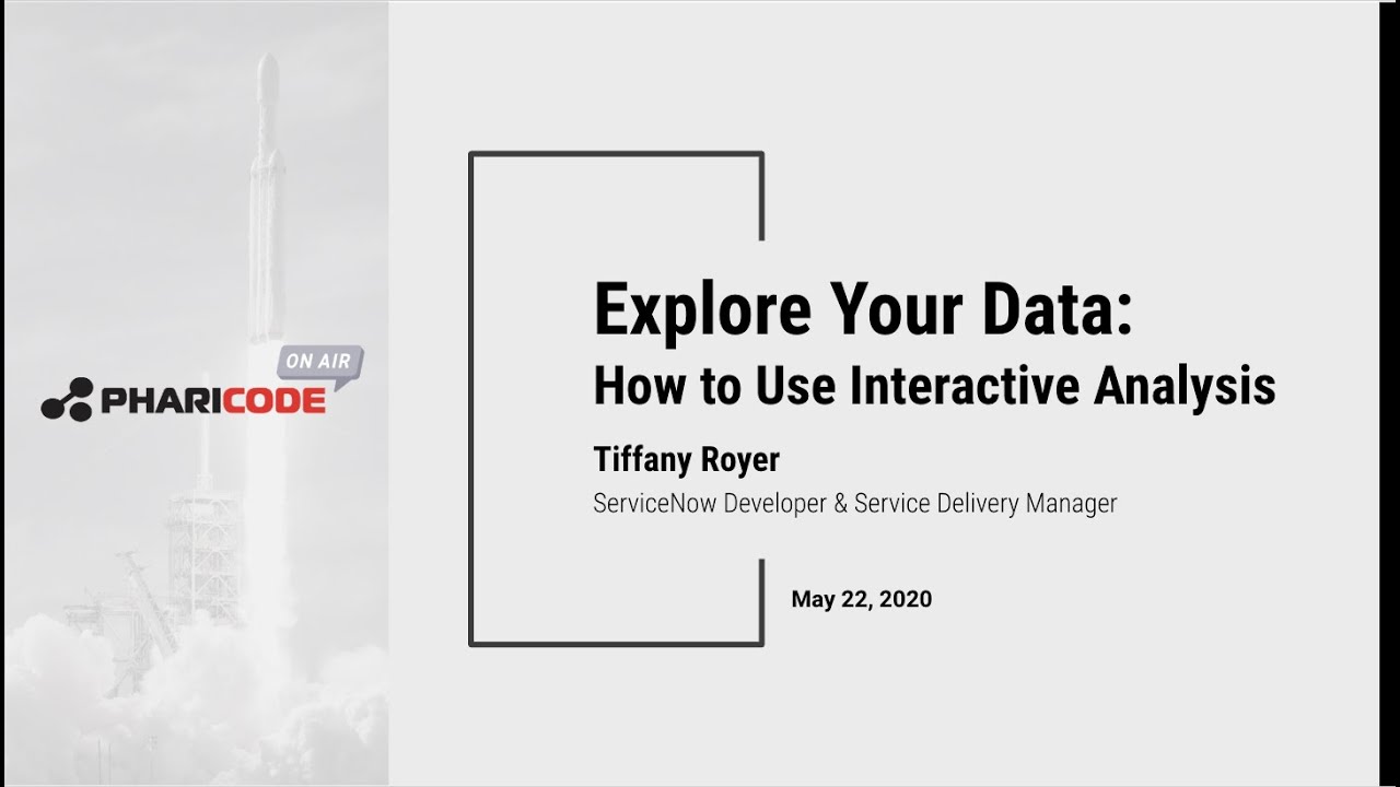 How To Use Interactive Analysis + Filter Data in ServiceNow | Pharicode On Air