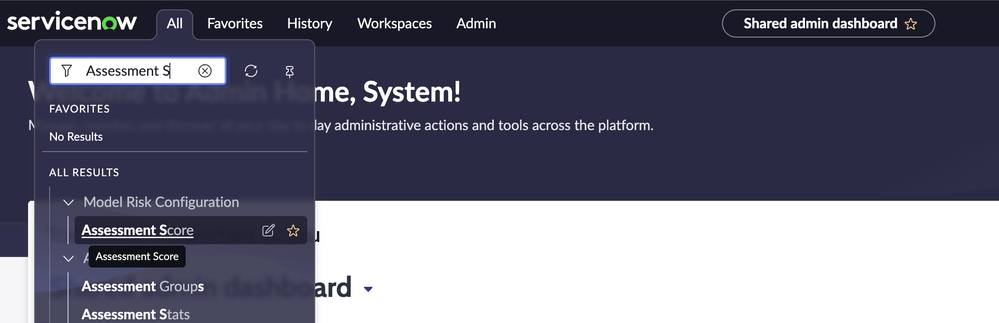 Scoring Configuration for Model Risk Assessments