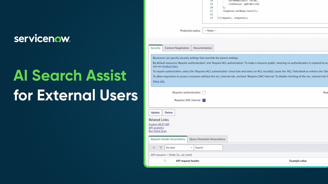 Configure AI Search Assist Actions for external users