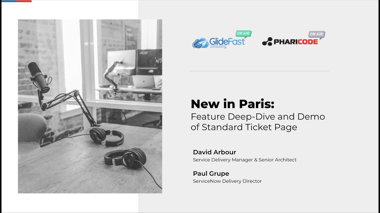 ServiceNow Paris Release: New Features, Demo, and Upgrade Best Practices | Pharicode On Air