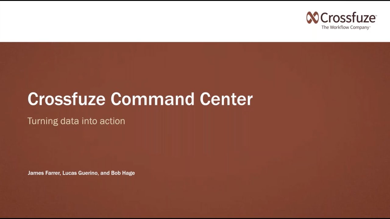 Crossfuze Command Center Demo