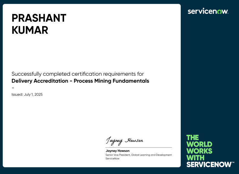Delivery Accreditation — Process Mining Fundamentals