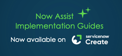 Now Available! Now Assist Implementation Guides