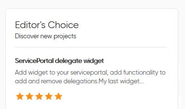 My Delegates Widget, Enhanced