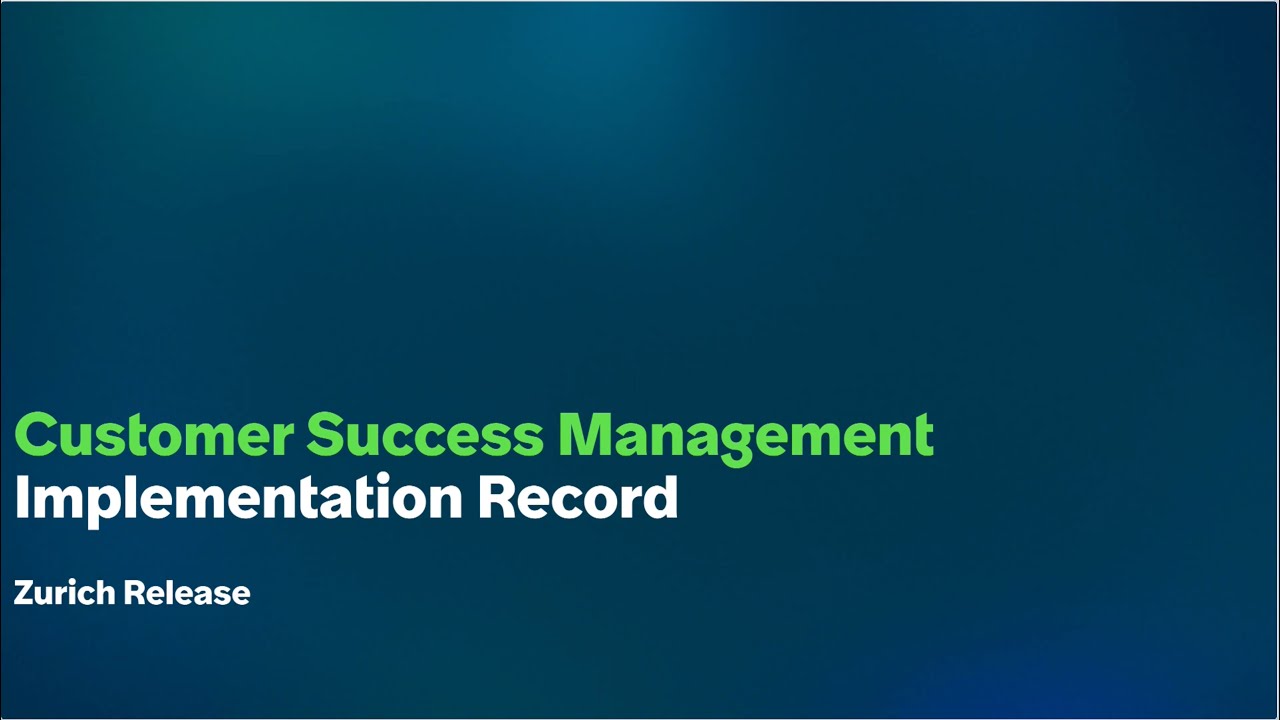 Implementation Record