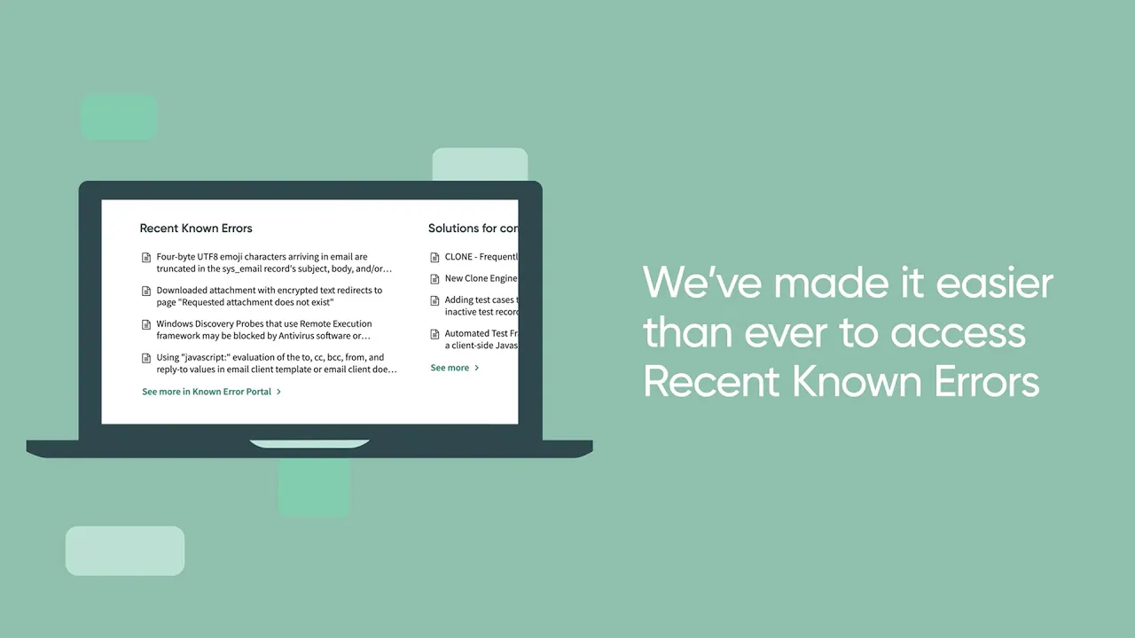 Overview of the Now Support Homepage