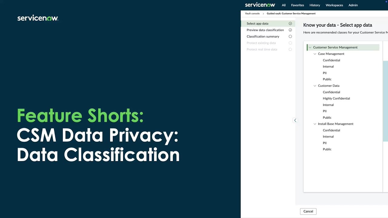 Feature Shorts: CSM Data Classification