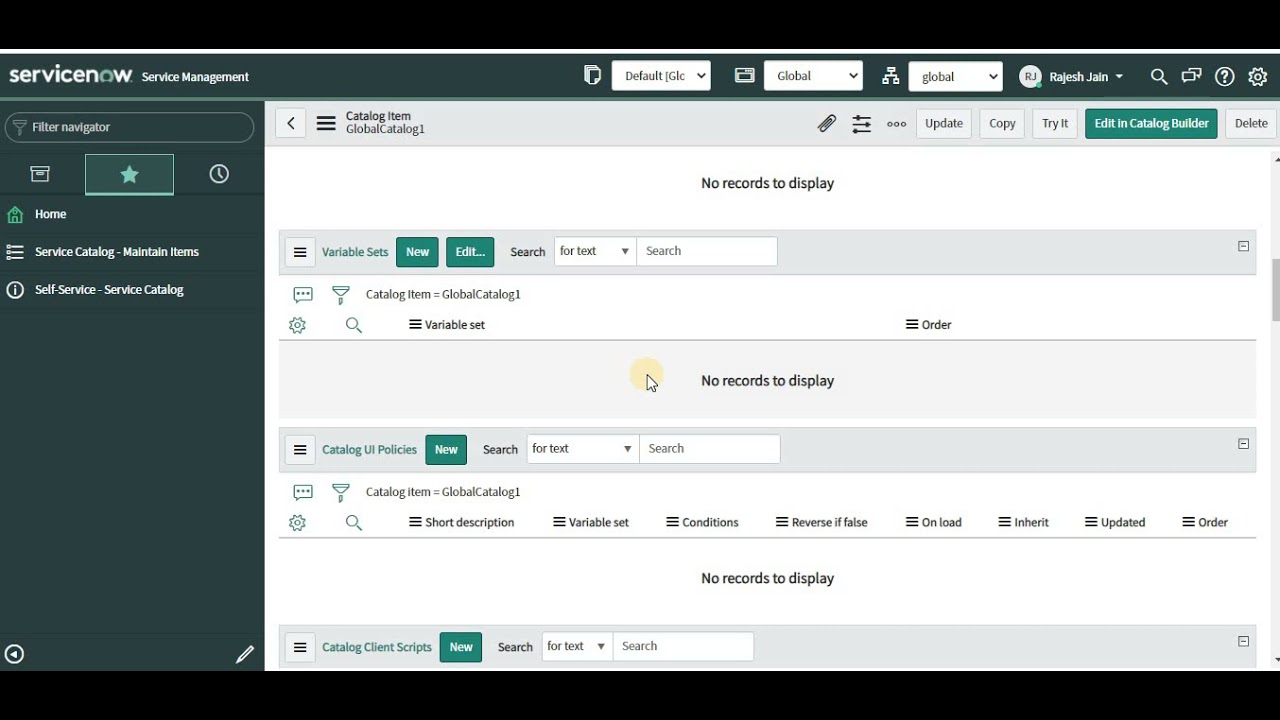 Domain Separation in ServiceNow Tutorial7 Service Catalog