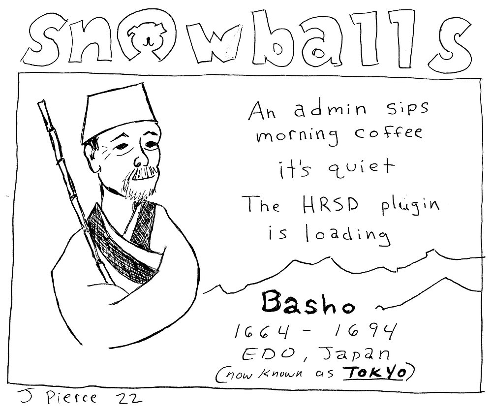 Garth, that was a haiku