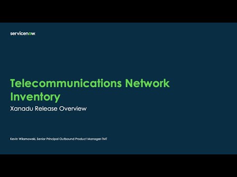 Telecommunications Network Inventory (TNI) - Xanadu Feature Overview
