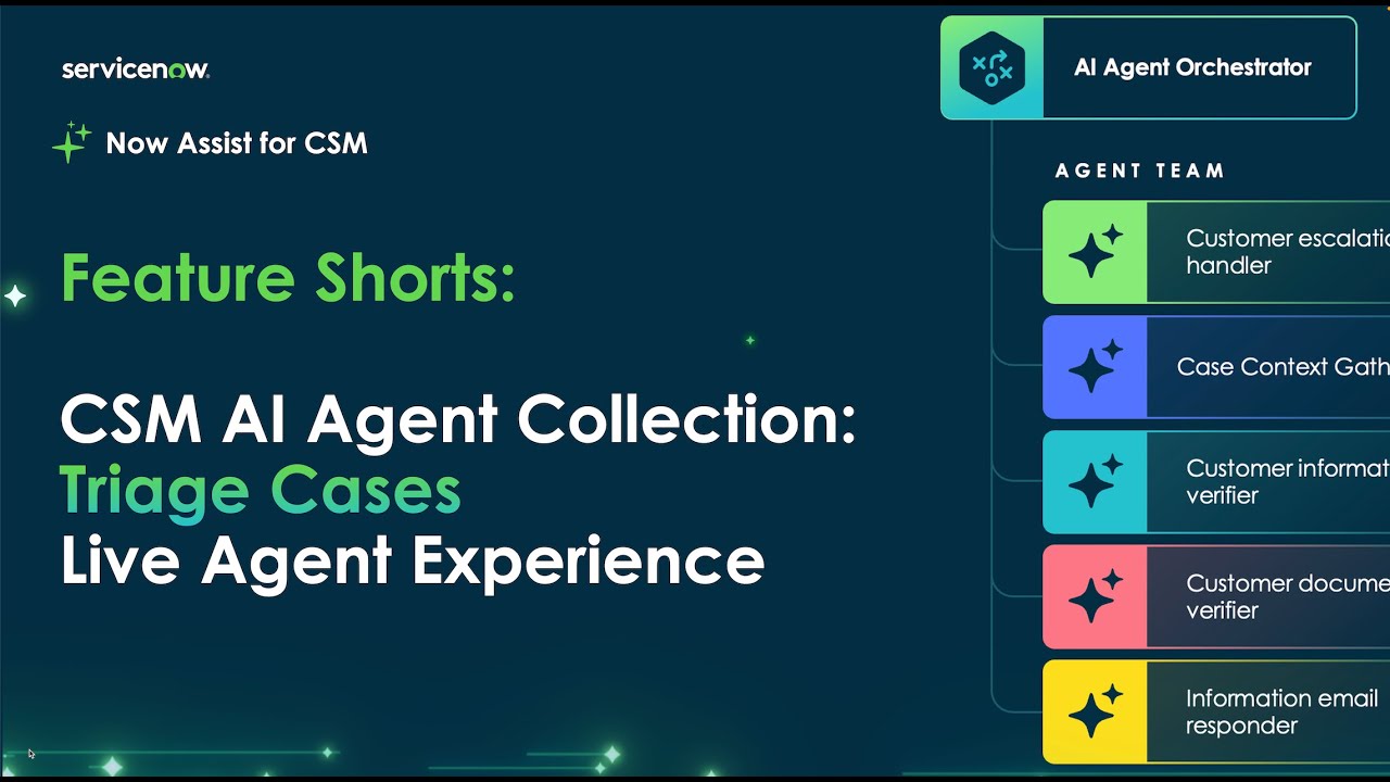 Feature Shorts: Triage Cases (Live Agent Experience)