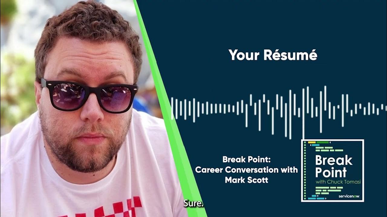 Career Conversation with Mark Scott   Your Resume