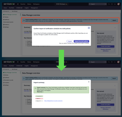 CMDB Data Certification Migration