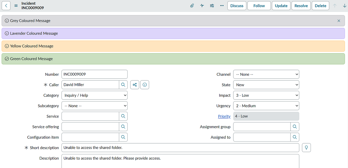 ZURICH Release Feature 2: Colourful New Form Messages