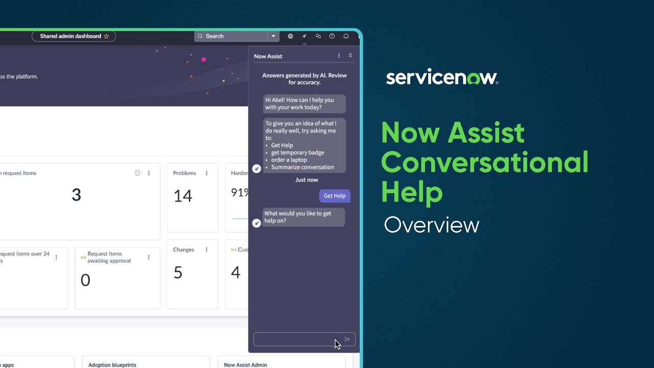 Now Assist Conversational Help | Overview