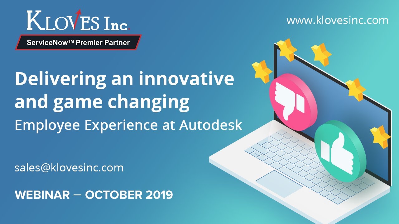 Delivering an innovative and game changing Employee Experience at Autodesk