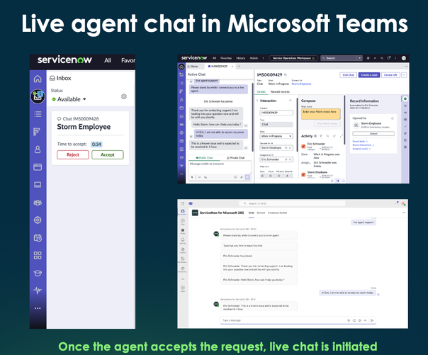 Foster agent productivity and collaboration with ServiceNow for Microsoft 365 and FAQs