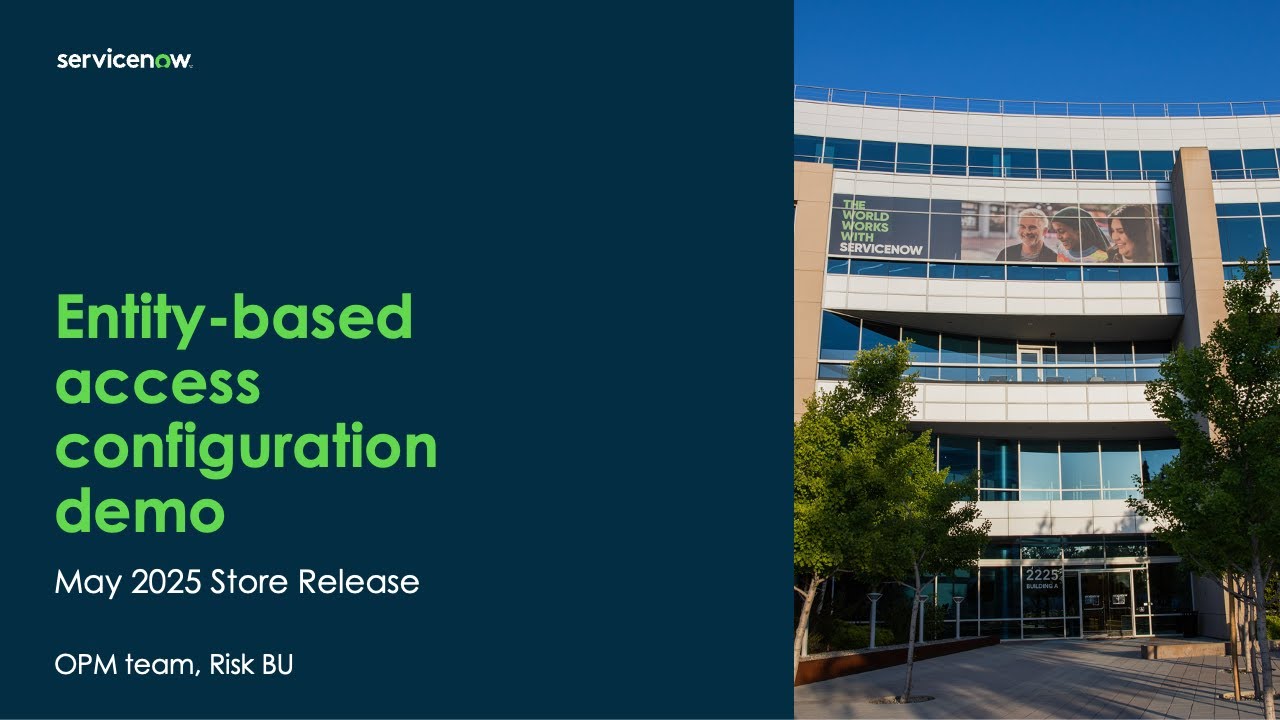 Entity-based access configuration demo