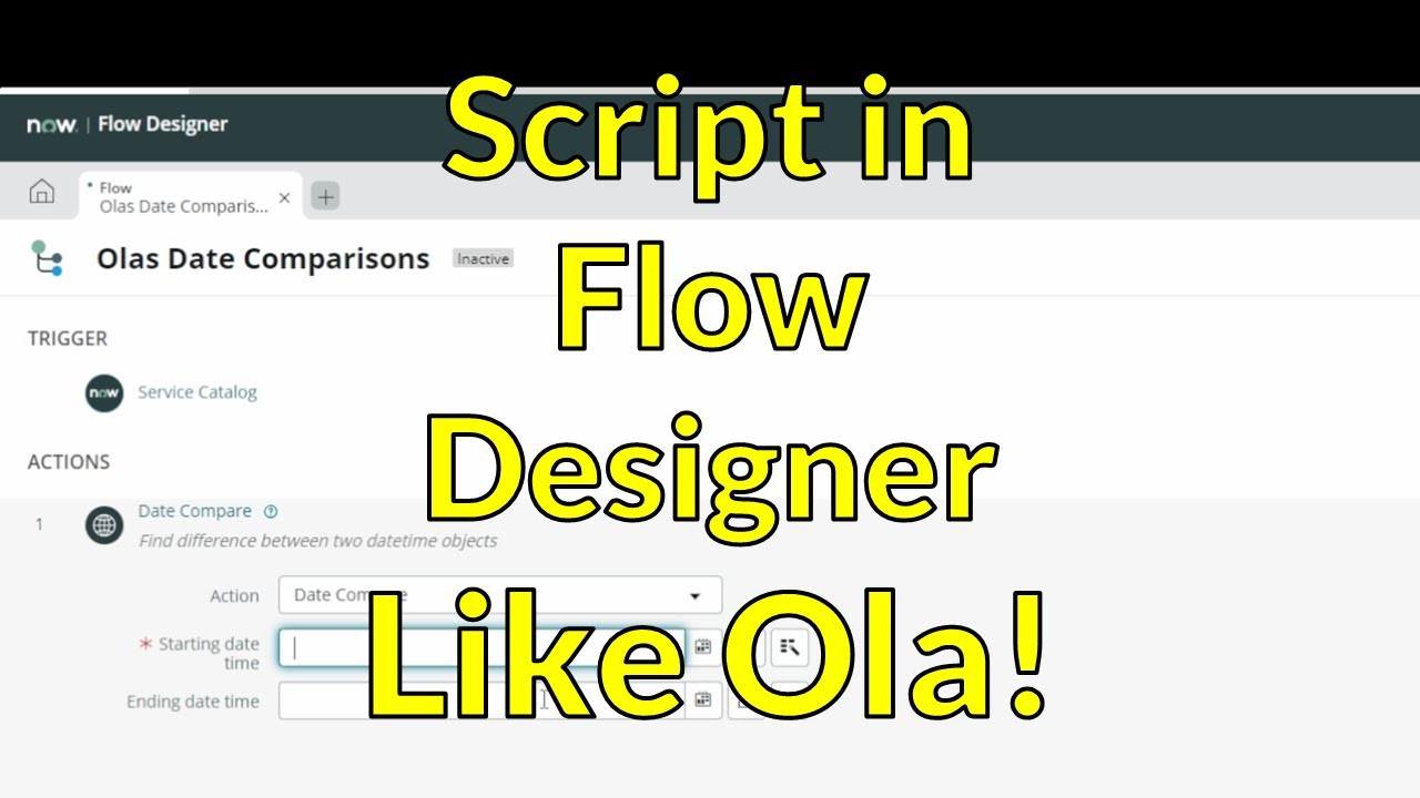Script in Flow Designer, Like Ola!
