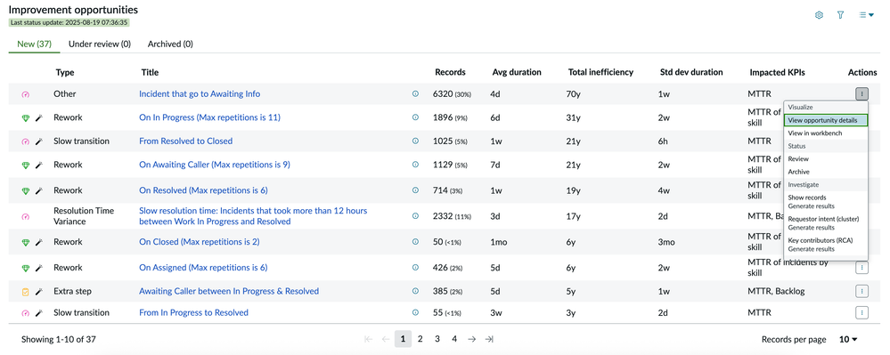 What's new for Process Mining in the Zurich release
