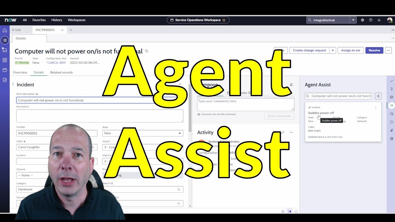 ServiceNow Agent Assist