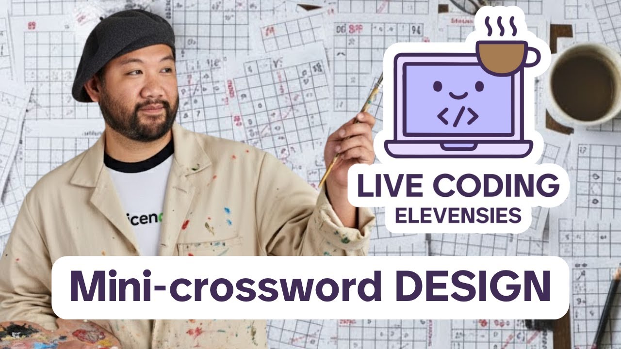 Live Coding Elevenses - Mini-crossword app (Design episode)