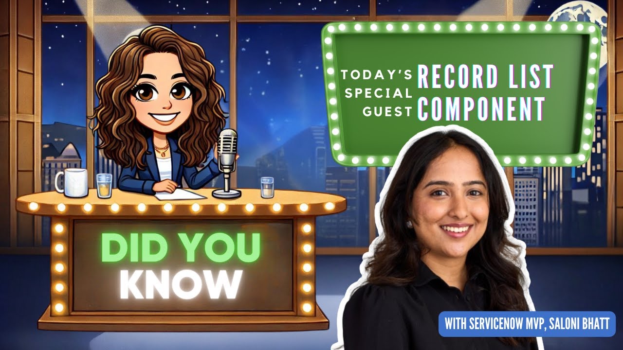 No More Refreshing! 🚀 ServiceNow Record List Just Got Smarter in Yokohama