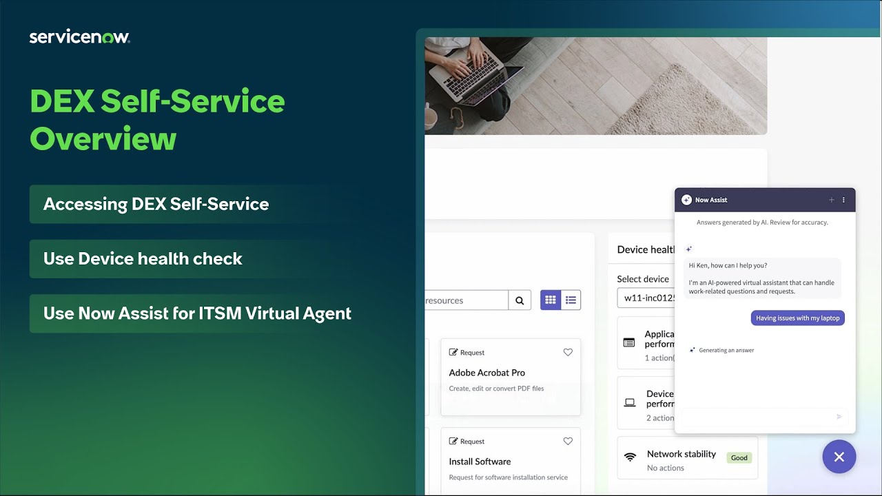DEX Self-Service | Overview