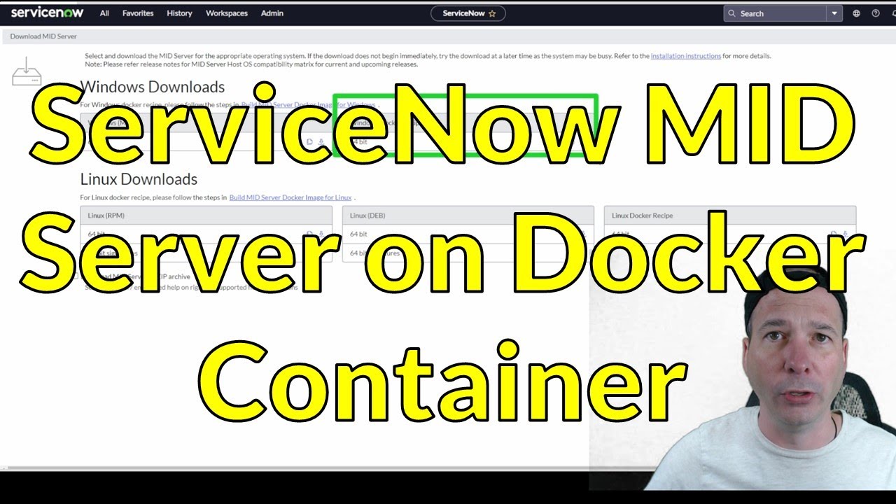 MID Server on a Docker Container