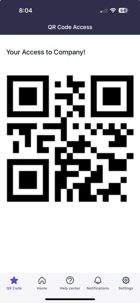 QR code on ServiceNow now mobile apps