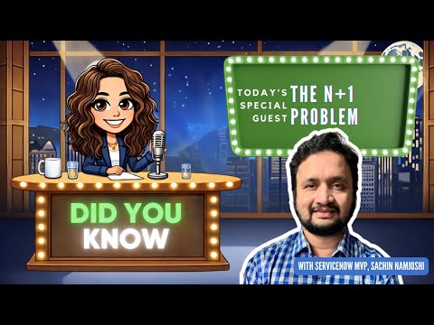 Solving the N+1 Problem with a DataLoader Pattern - Did You Know MVP Series feat. Sachin Namjoshi