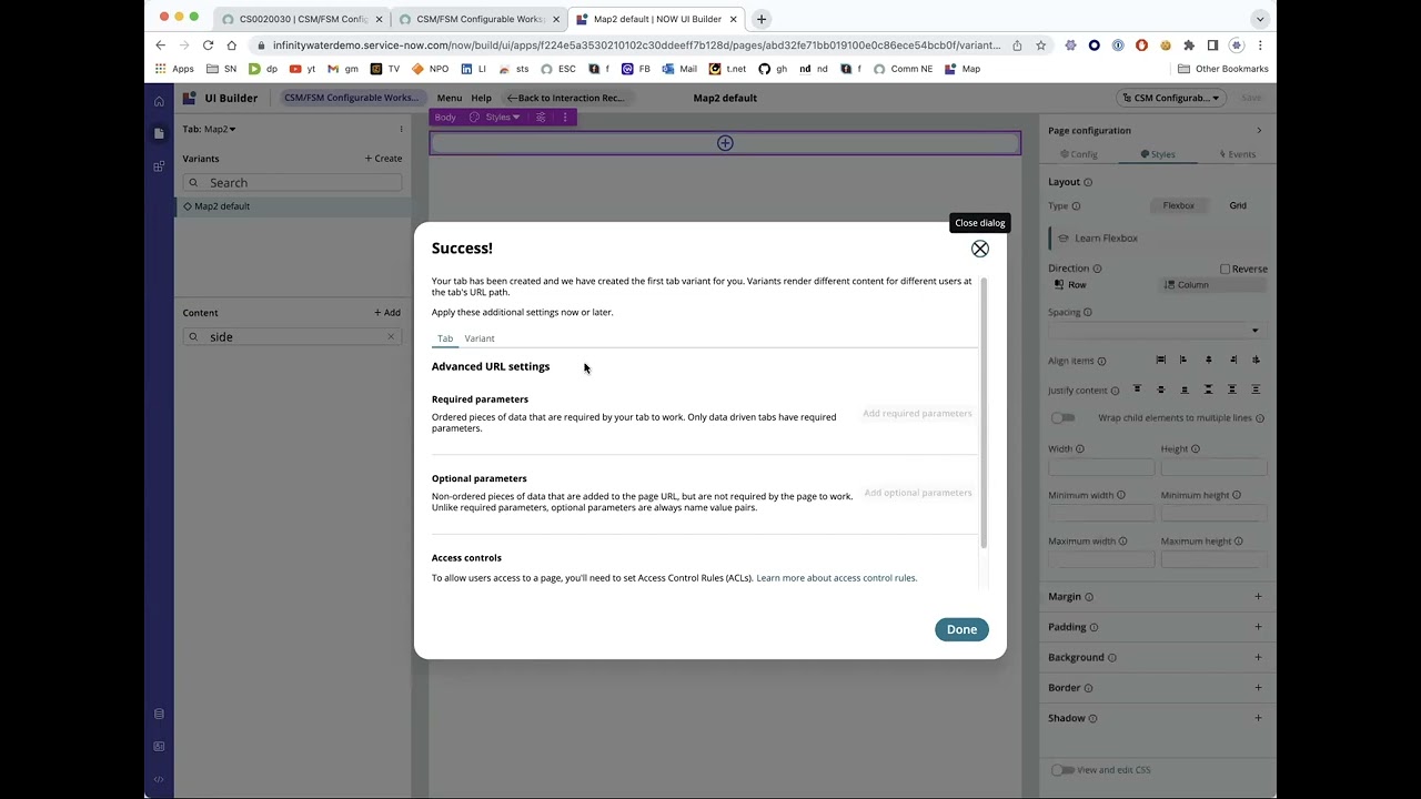 Create Contextual Sidebar tab in ServiceNow UI Builder Workspace