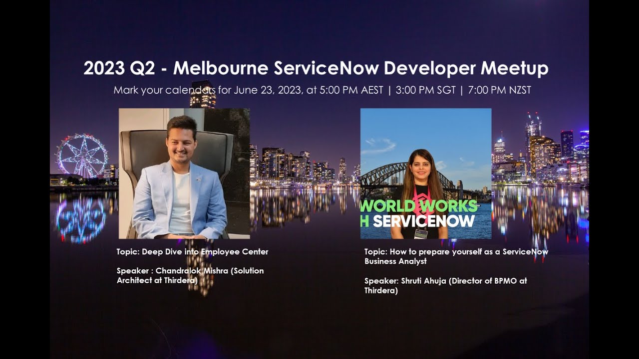 2023 Q2 - Melbourne ServiceNow Developer Meetup