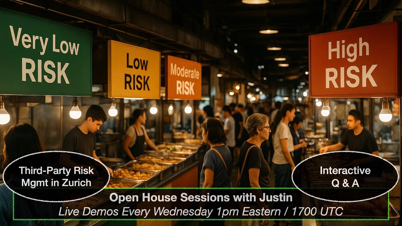 Zurich: Third-Party Risk - Open House Sessions with Justin - 20250917