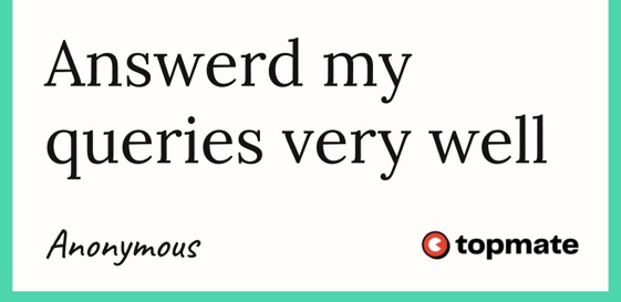 Another Topmate Feedback