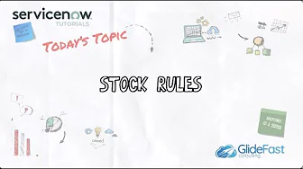 Stock Rules in ServiceNow | ServiceNow Tutorial