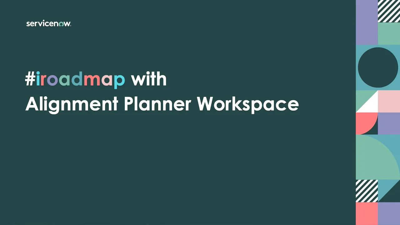 #iroadmap with Alignment Planner Workspace v2
