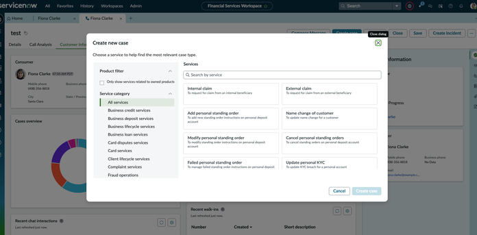 Streamlining Case Intake in FSO Workspace with Record Producer Launch
