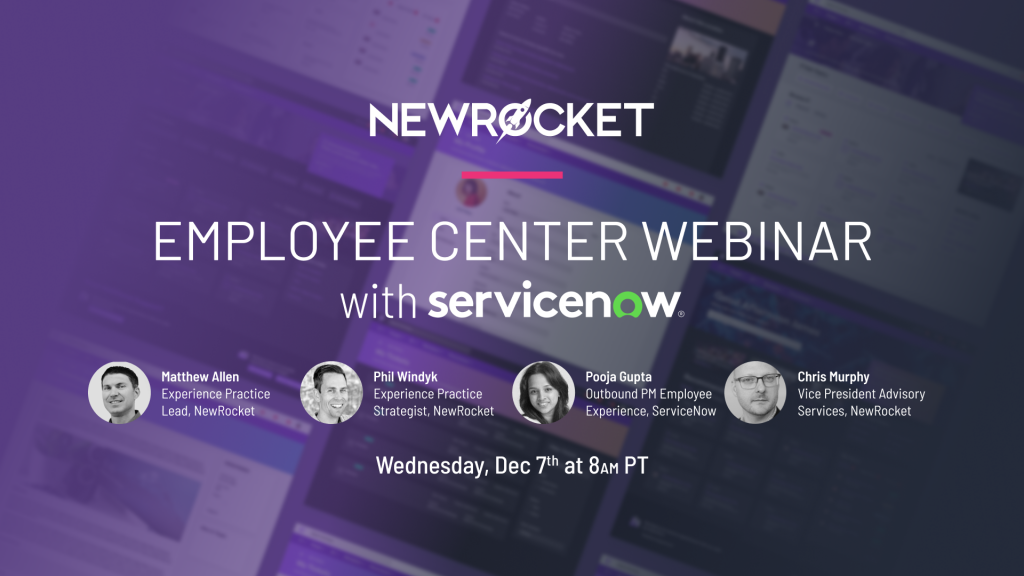 Webinar: Roll out a “One Start Shop” Portal with Employee Center
