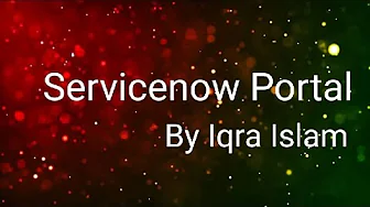 Servicenow Portal Dynamic Pie High Chart - Part 4 | In English | For all IT Employees