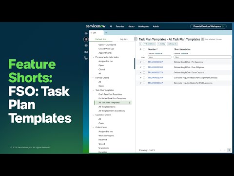 🚀 Automating Task Plan Templates in ServiceNow: A Game-Changer for FS Case Management