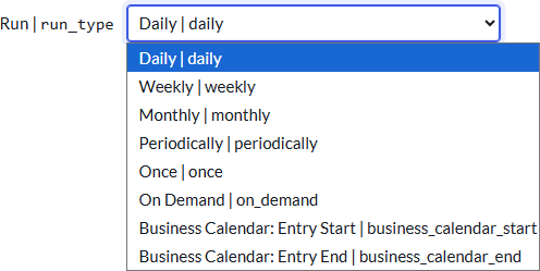 Zurich's new run types for scheduled jobs
